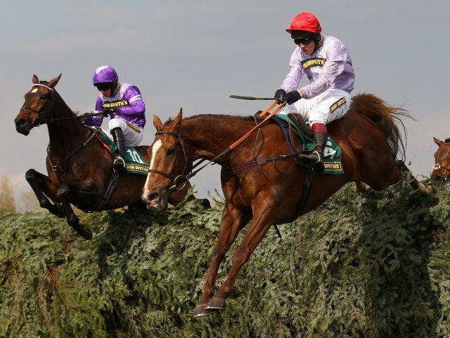 Chance du Roy racing at the Grand National on April 13, 2012.