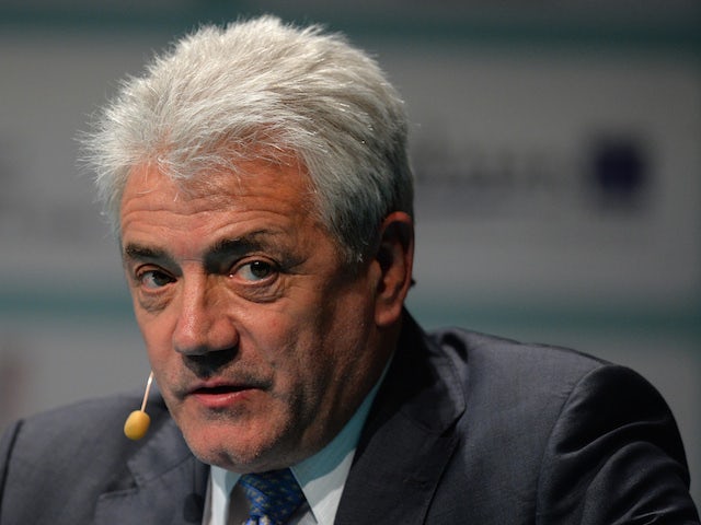 Former England football manager Kevin Keegan speaks during the Soccerex European Forum in Manchester, north-west England on April 11, 2013
