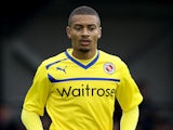 Michael Hector of Reading in action during a pre season friendly match between AFC Wimbledon and Reading at the Kingsmeadow Stadium on July 14, 2012