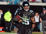 Dwight Lowery #25 of the Jacksonville Jaguars in action against Tennessee Titans on November 25, 2012
