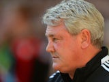 Hull manager Steve Bruce prior to kick-off against Sheffield United in the FA Cup semi final match on April 13, 2014