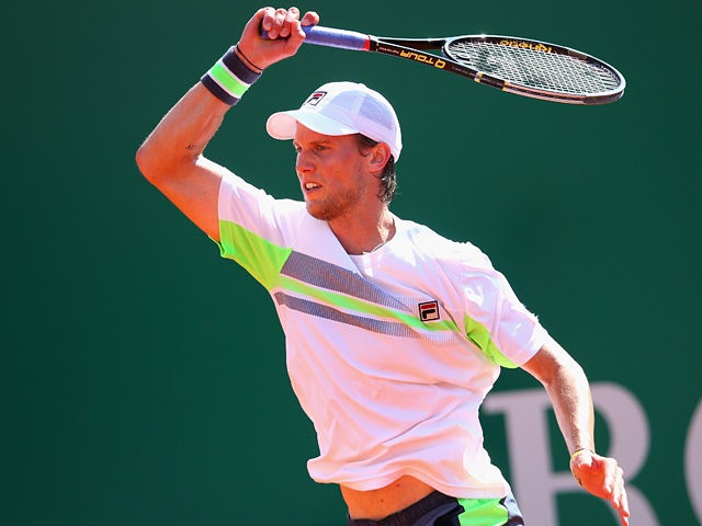  Andreas Seppi in action against Mikhail Youzhny during the Monte Carlo Masters second round on April 16, 2014