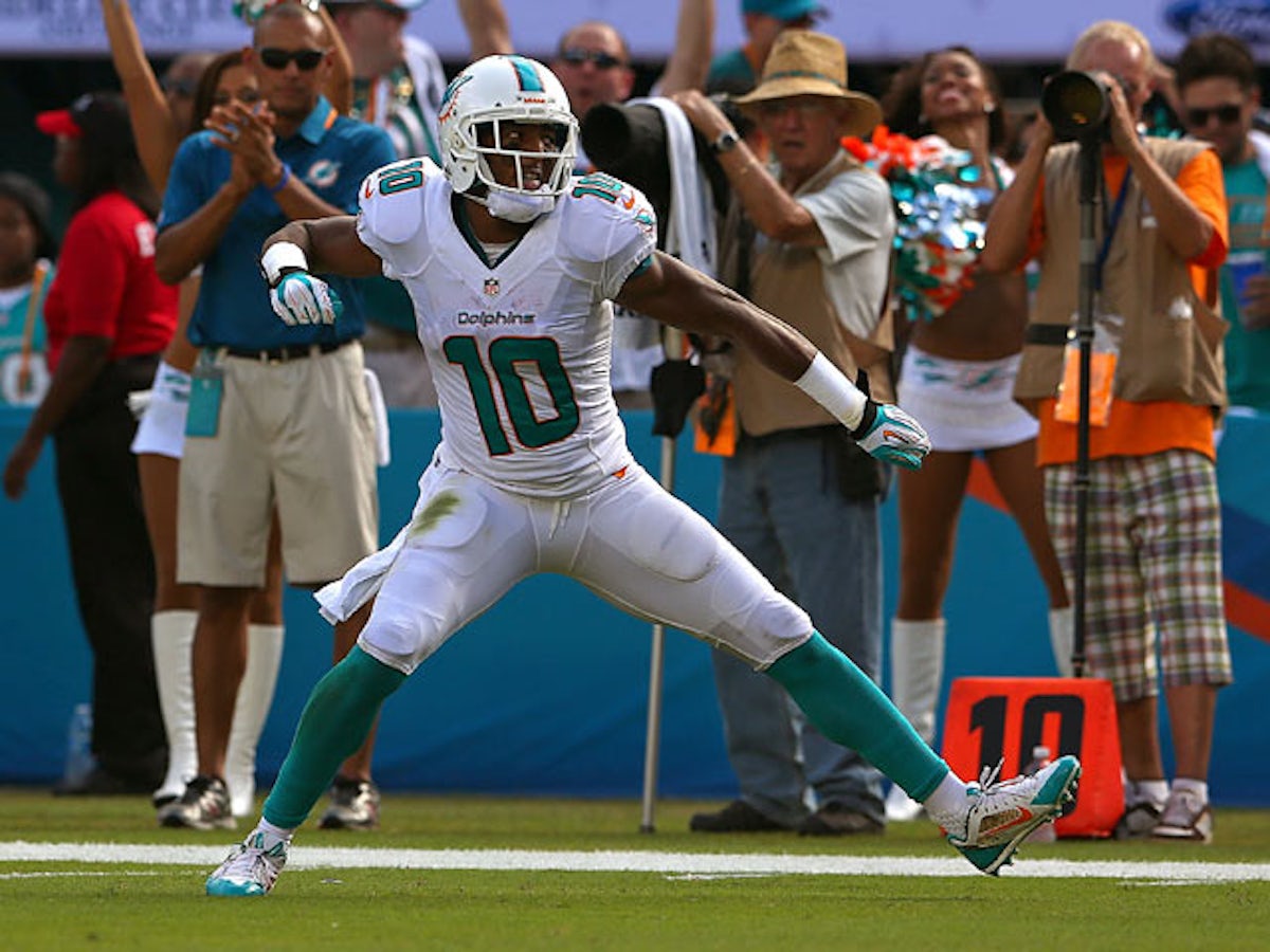 Miami Dolphins release wide receivera Brian Hartline, Brandon