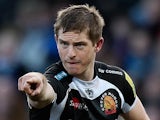 Gareth Steenson of Exeter in action during the Aviva Premiership match between Exeter Chiefs and Bath at Sandy Park on February 15, 2014