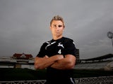 James Taylor of Nottinghamshire poses during a photocall at Trent Bridge on April 4, 2014