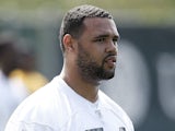 Second round draft pick Mike Adams #76 of the Pittsburgh Steelers works out during their rookie minicamp at the Pittsburgh Steelers South Side training facility on May 4, 2012