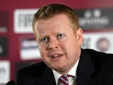Aston Villa Chief Executive Paul Faulkner attends a press conference to announce the appointment of Paul Lambert as manager, at Villa Park on June 6, 2012
