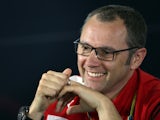 Ferrari Team Principal Stefano Domenicali attends the official press conference following practice for the Australian Formula One Grand Prix at Albert Park on March 14, 2014