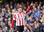 Connor Wickham of Sunderland celebrates scoring during the Barclays Premier League match between Chelsea and Sunderland at Stamford Bridge on April 19, 2014