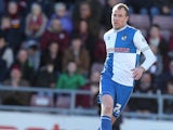 Bristol Rovers' David Clarkson in action against Northampton during the League Two match on April 26, 2014