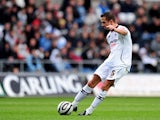 Ferrie Bodde of Swansea scores their first goal during the Championship match on November 9, 2008