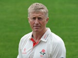 Lancashire's Glen Chapple poses during a photocall on April 4, 2014