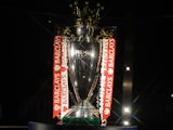 Premier League Trophy taken on March 28, 2014
