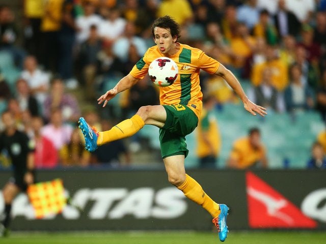 Robbie Kruse in action for Australia on November 19, 2013.