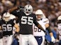 Rolando McClain #55 of the Oakland Raiders reacts during the game against San Diego Chargers on September 10, 2012