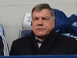 West Ham's Sam Allardyce prior to kick-off against West Brom in the Premier League match on April 26, 2014