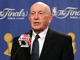 Former coach Dr. Jack Ramsay receives the 2010 Chuck Daly Lifetime Achievement Award before Game Two of the 2010 NBA Finals on June 6, 2010