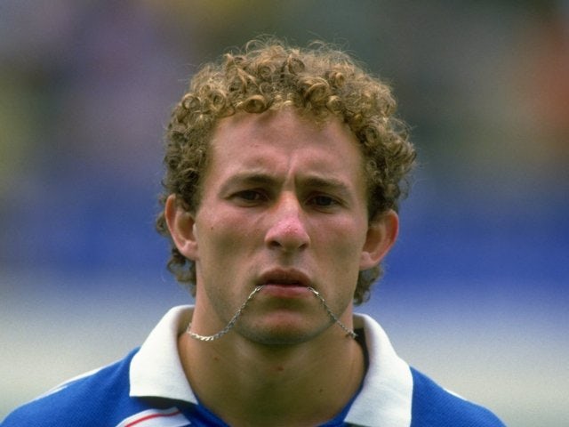 Jean-Pierre Papin representing France on June 28, 1986.