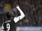 Newcastle United's Papiss Cisse celebrates after scoring against Chelsea during the English Premier League football match at Stamford Bridge in London on May 2, 2012