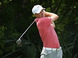 Jordan Spieth in action on the fifth hole during the final round of The Players Championship on May 11, 2014