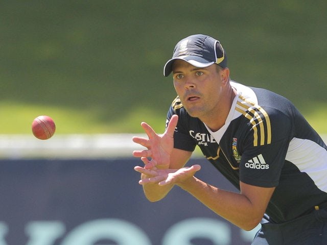 Jacques Rudolph takes part in a South African training session on December 29, 2012.