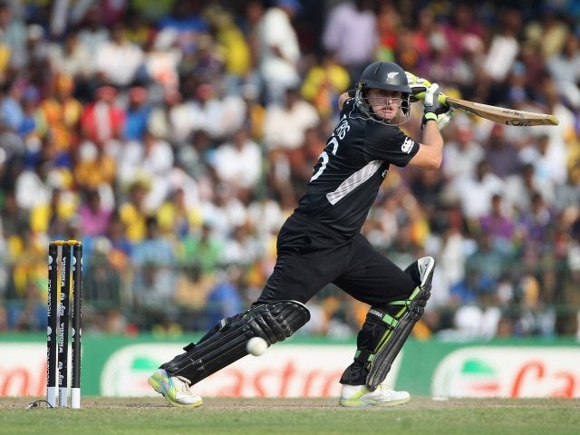 New Zealand's Scott Styris in action against Sri Lanka on March 29, 2011.