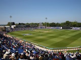 General stadium view during the Group B ICC Champions Trophy match between India and South Africa at the SWALEC Stadium on June 6, 2013