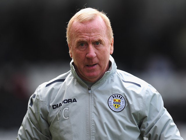 St Mirren coach and former Newcastle United midfield schemer Tommy Craig looks on before a Clydesdale Bank Scottish Premier League match on October 20, 2012