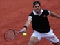 Tommy Haas of Germany plays a forehand during his match against Martin Klizan of Slovakia during the BMW Open on May 3, 2014