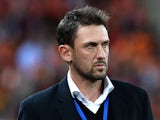 Coach Tony Popovic of the Wanderers watches on during the 2014 A-League Grand Final match between the Brisbane Roar and the Western Sydney Wanderers on May 4, 2014