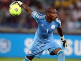 Lille goalkeeper Vincent Enyeama in action for Nigeria on February 6, 2013.
