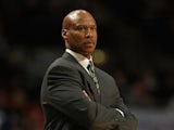 Head coach Byron Scott of the Cleveland Cavaliers watches as his team takes on the Chicago Bulls at the United Center on January 7, 2013