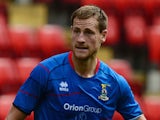 Gary Warren of Inverness in action during the Pre Season Friendly match between Charlton Athletic and Inverness Caledonian Thistle at the Valley on July 27, 2013