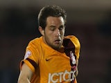 Matthew Dolan of Bradford City in action during the Sky Bet League One match between Coventry City and Bradford City at Sixfields Stadium on April 1, 2014