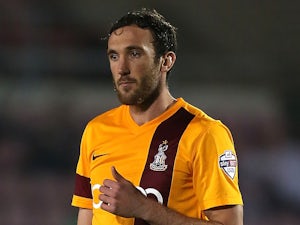 Rory McArdle of Bradford City in action during the Sky Bet League One match between Coventry City and Bradford City at Sixfields Stadium on April 1, 2014