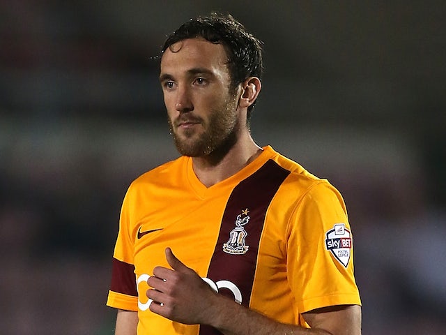 Rory McArdle of Bradford City in action during the Sky Bet League One match between Coventry City and Bradford City at Sixfields Stadium on April 1, 2014