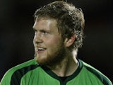 David Cornell of Hereford United in action during the npower League Two match between Northampton Town and Hereford United at Sixfields Stadium on October 25, 2011