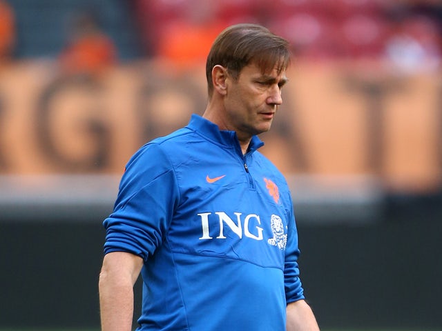 Holland goal keeping coach Frans Hoek during the International Friendly match between The Netherlands and Ecuador at The Amsterdam Arena on May 17, 2014