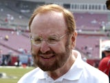 Tampa Bay Buccaneers owner Malcolm Glazer is on the sidelines before play against the Buffalo Bills September 18, 2005