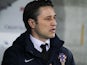 Croatia coach Niko Kovac stands on the touchline on March 05, 2014.