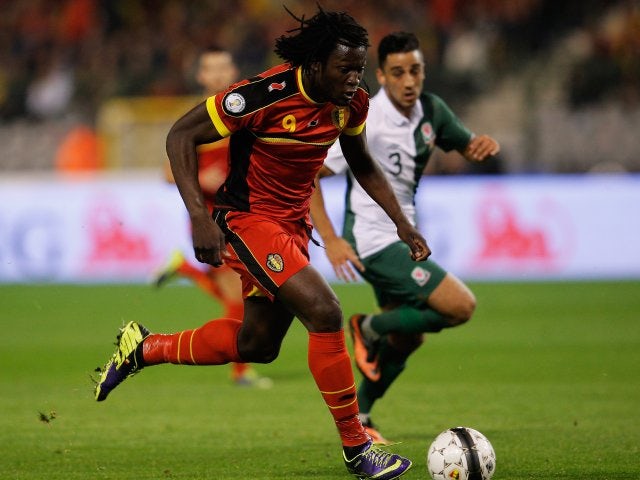 Romelu Lukaku in action for Belgium against Wales on October 13, 2013.