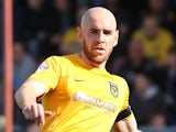 Tom Newey of Oxford United in action during the Sky Bet League Two match between Northampton Town and Oxford United at Sixfields Stadium on May 3, 2014