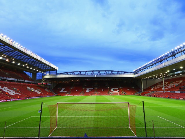 General View prior to the Barclays Premier League match between Liverpool and Sunderland at Anfield on March 26, 2014