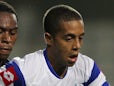 Bruno Andrade of Queens Park Rangers battle for the ball during the Carling Cup second round match on August 23, 2011