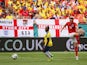 Rickie Lambert of England scores their second goal during the International friendly match between England and Ecuador at Sun Life Stadium on June 4, 2014 