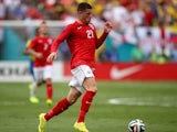 Ross Barkley in action during the International friendly match between England and Ecuador at Sun Life Stadium on June 4, 2014