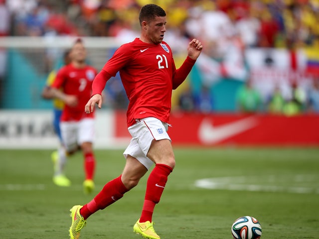Ross Barkley in action during the International friendly match between England and Ecuador at Sun Life Stadium on June 4, 2014
