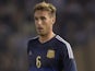 Argentina's midfielder Lucas Biglia controls the ball during a friendly football match against Trinidad and Tobago at the Monumental stadium in Buenos Aires, Argentina on June 4, 2014