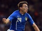 Matteo Darmian of Italy in action during the International Friendly match between Italy and Ireland at Craven Cottage on May 31, 2014