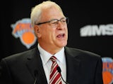 Phil Jackson addresses the media during his introductory press conference as President of the New York Knicks at Madison Square Garden on March 18, 2014